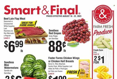 Smart & Final (CA) Weekly Ad Flyer Specials August 16 to August 22, 2023