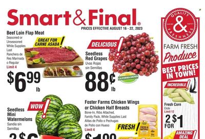Smart & Final (CA) Weekly Ad Flyer Specials August 16 to August 22, 2023