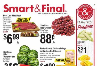 Smart & Final (AZ) Weekly Ad Flyer Specials August 16 to August 22, 2023