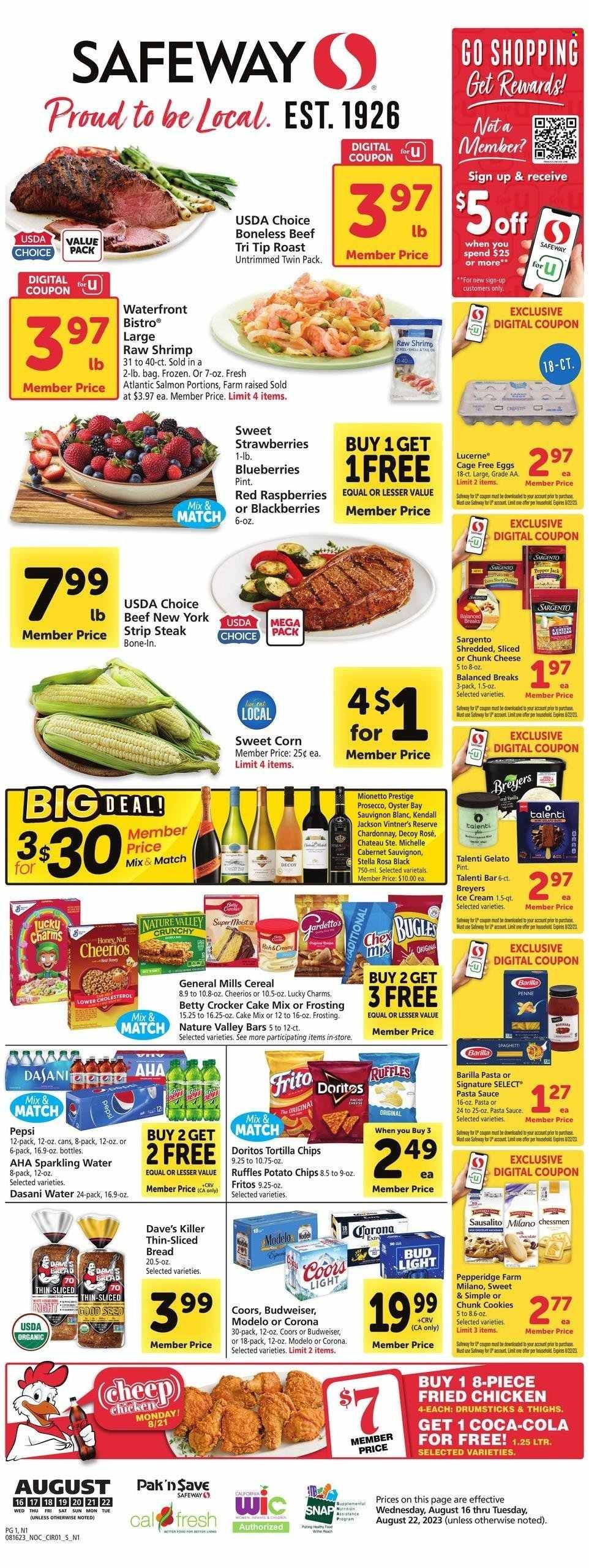 Safeway (CA) Weekly Ad Flyer Specials August 16 to August 22, 2023