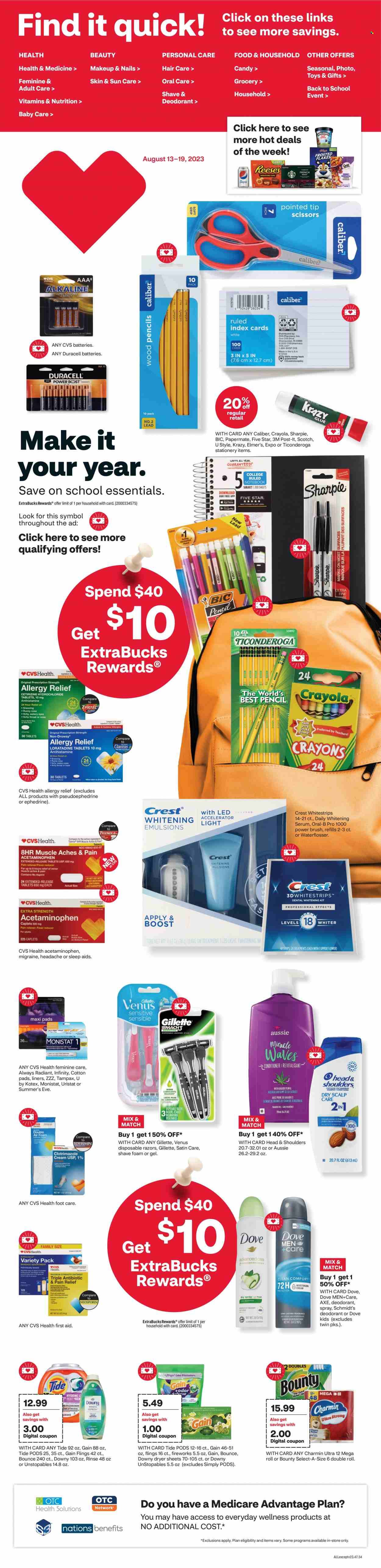 CVS Pharmacy Weekly Ad Flyer Specials August 13 to August 19, 2023