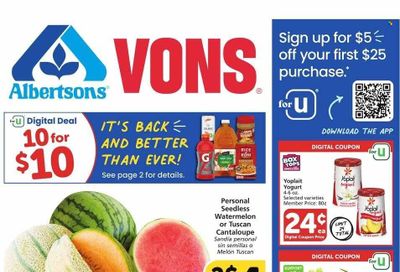 Vons (CA) Weekly Ad Flyer Specials August 16 to August 22, 2023