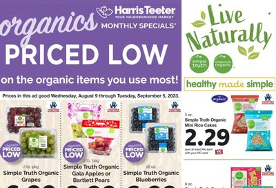 Harris Teeter Weekly Ad Flyer Specials August 9 to September 5, 2023