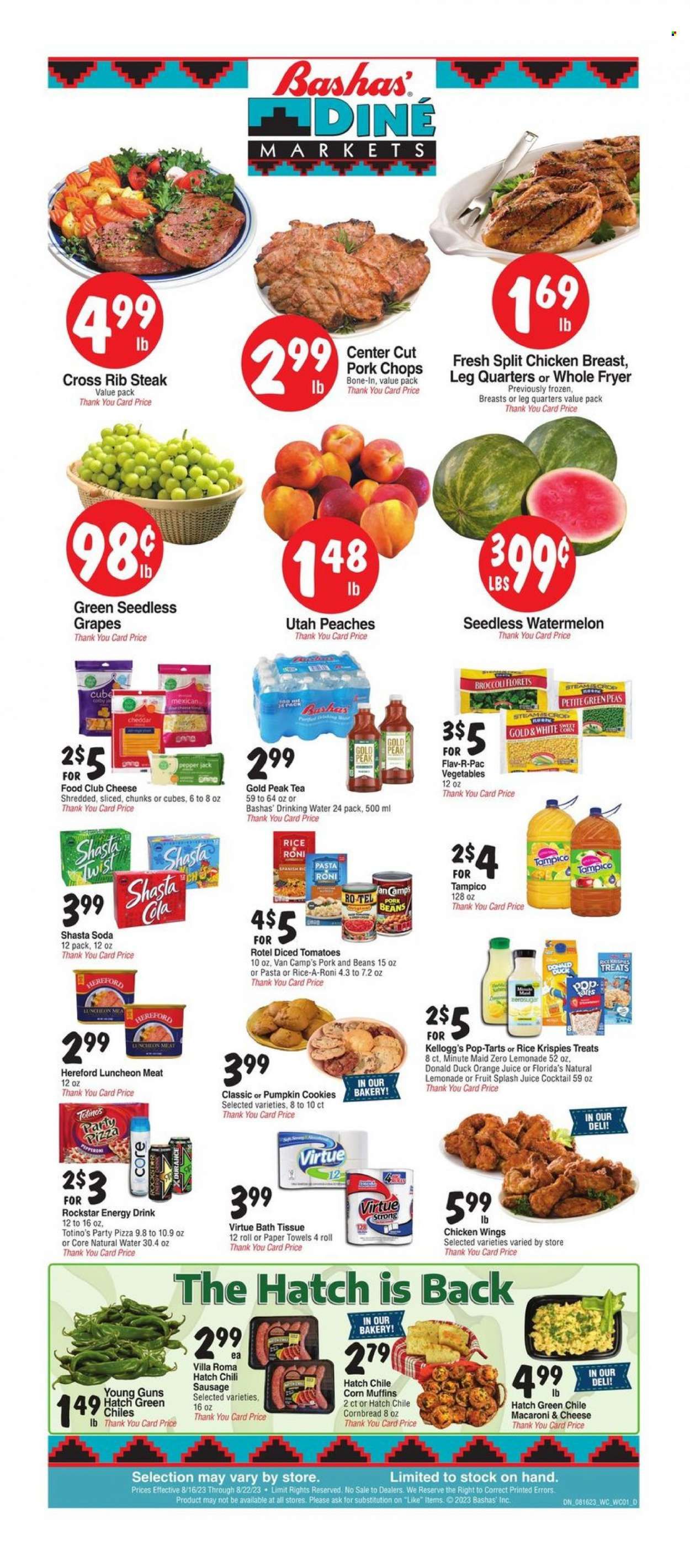 Bashas' Diné Markets (AZ, NM) Weekly Ad Flyer Specials August 16 to August 22, 2023