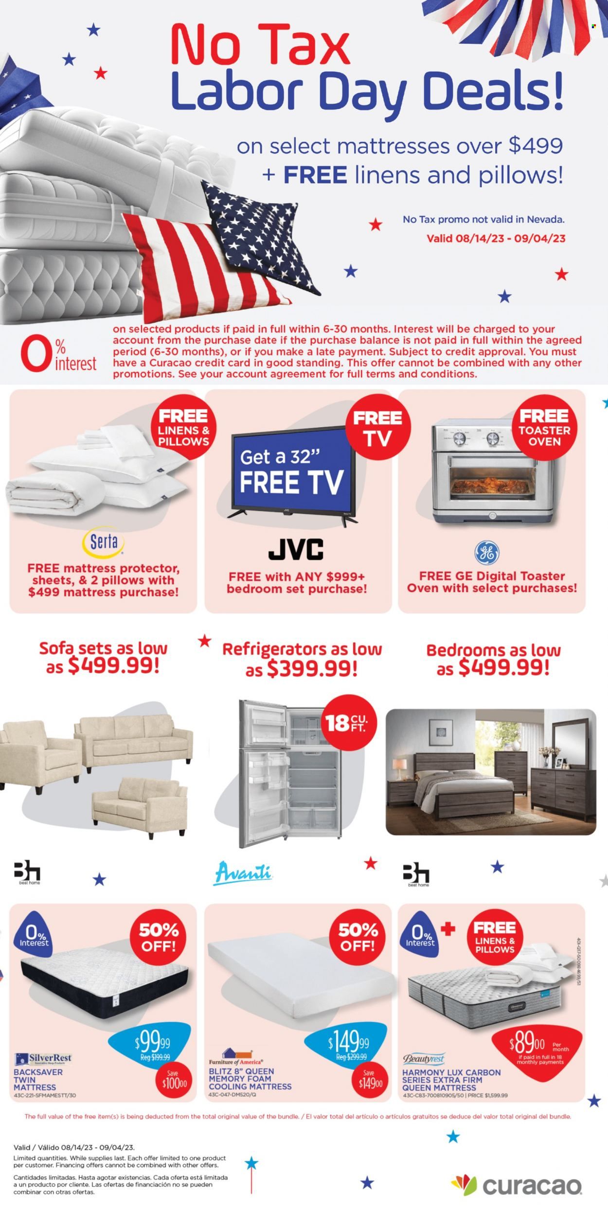 Curacao (AZ, CA, NV) Weekly Ad Flyer Specials August 14 to September 4, 2023