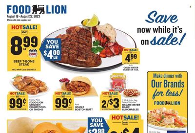 Food Lion (SC) Weekly Ad Flyer Specials August 16 to August 22, 2023
