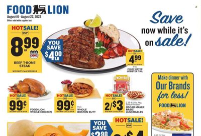 Food Lion (SC) Weekly Ad Flyer Specials August 16 to August 22, 2023
