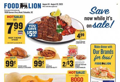 Food Lion (SC) Weekly Ad Flyer Specials August 16 to August 22, 2023