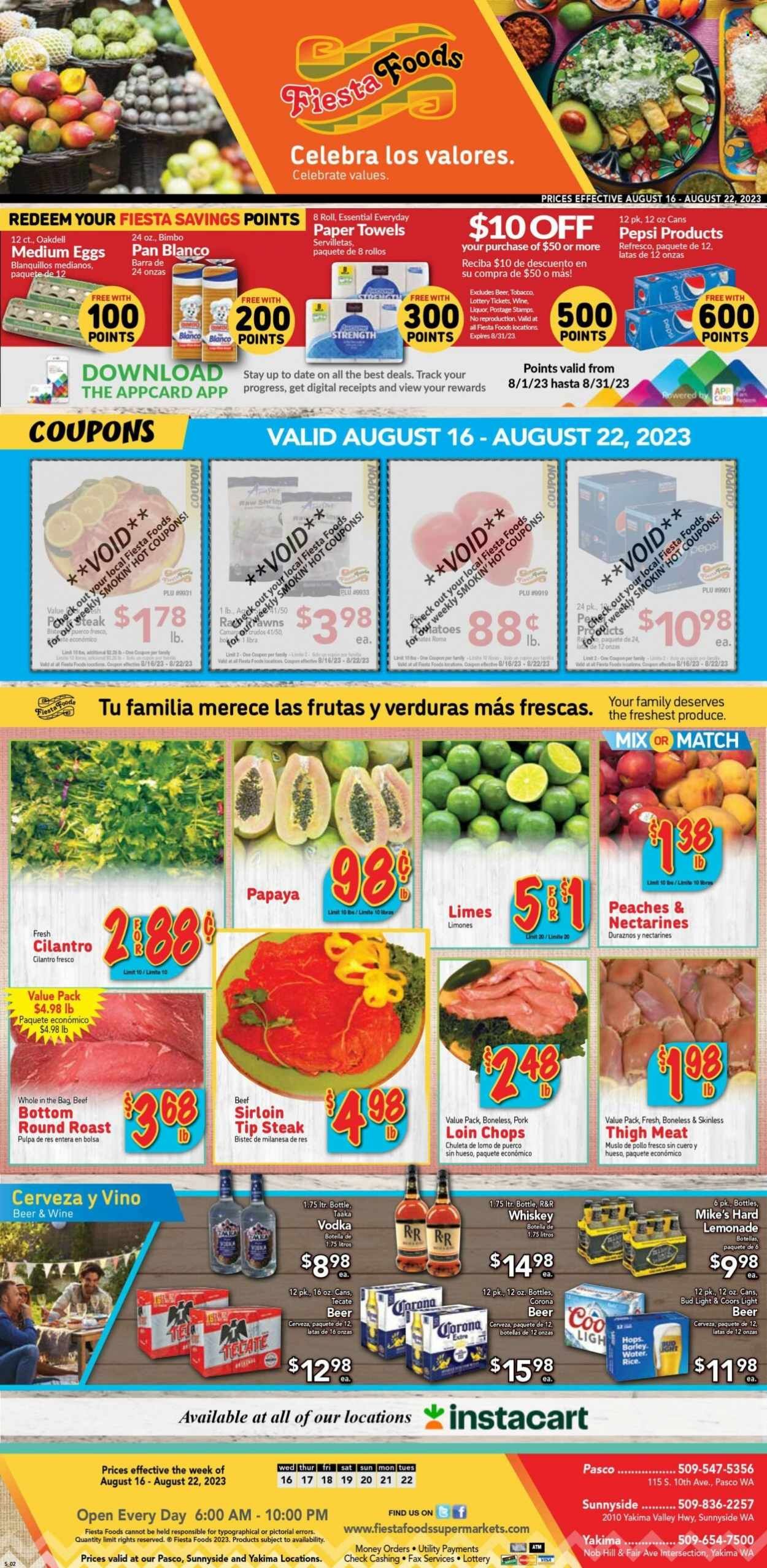 Fiesta Foods SuperMarkets (WA) Weekly Ad Flyer Specials August 16 to August 22, 2023