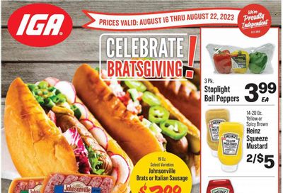 IGA (TN) Weekly Ad Flyer Specials August 16 to August 22, 2023