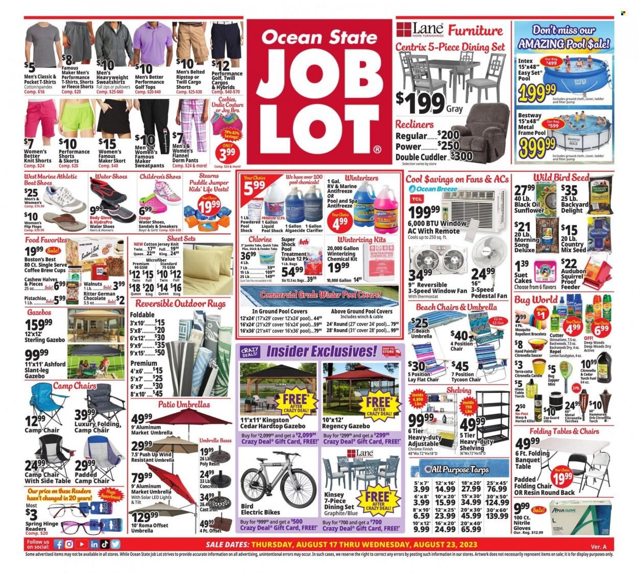 Ocean State Job Lot (CT, MA, ME, NH, NJ, NY, RI, VT) Weekly Ad Flyer Specials August 17 to August 23, 2023