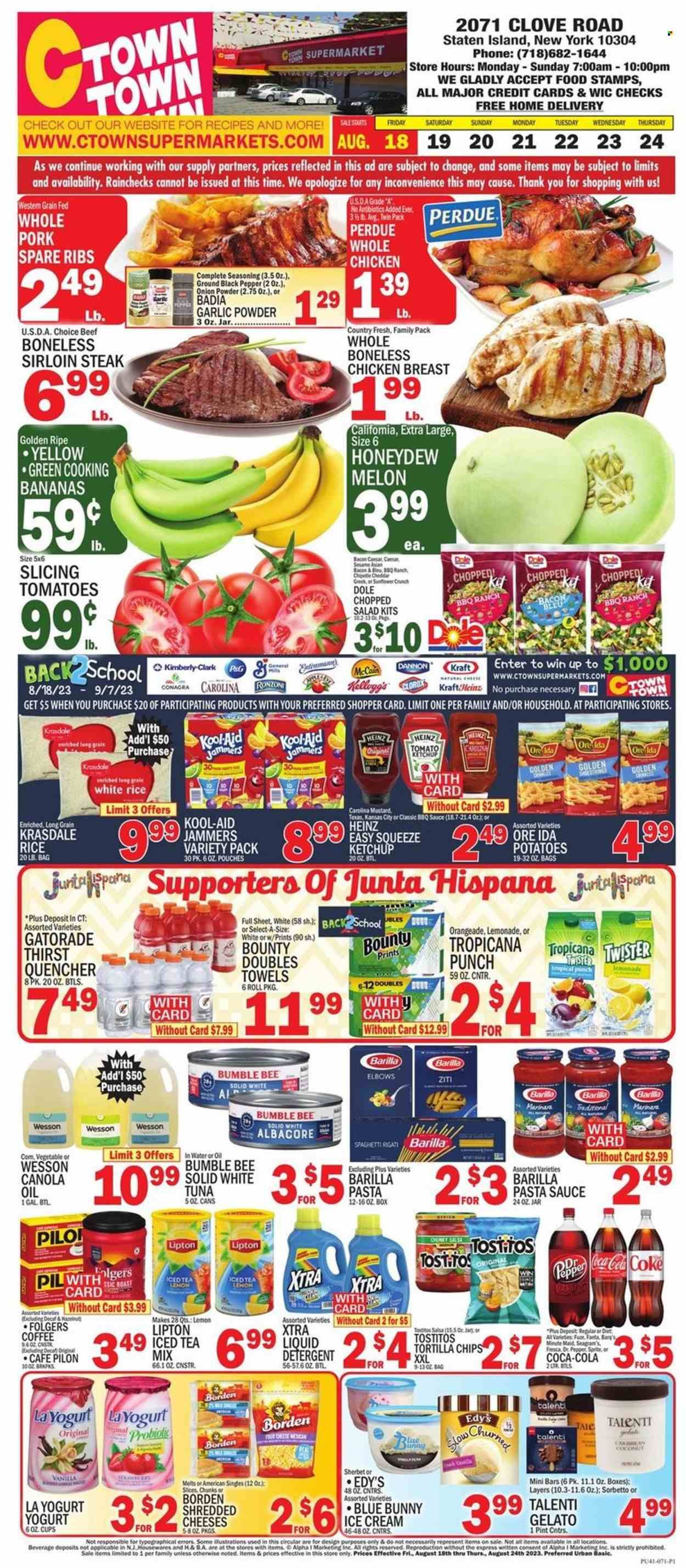 C-Town (CT, FL, MA, NJ, NY, PA) Weekly Ad Flyer Specials August 18 to August 24, 2023