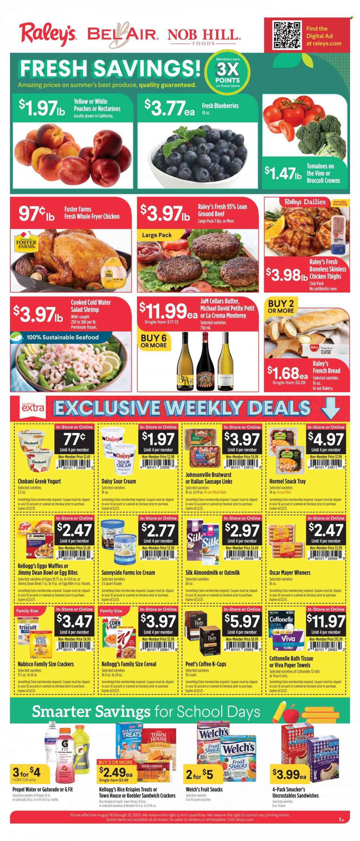 Raley's (CA, NV) Weekly Ad Flyer Specials August 16 to August 22, 2023