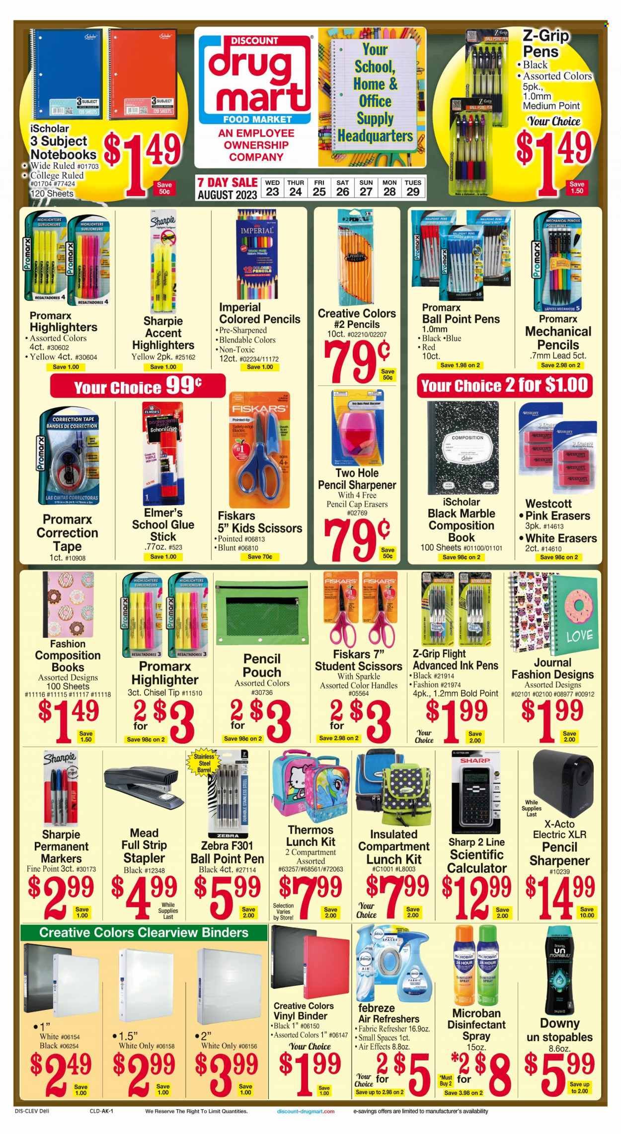 Discount Drug Mart (OH) Weekly Ad Flyer Specials August 23 to August 29, 2023