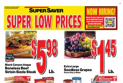 Super Saver Weekly Ad Flyer Specials August 16 to August 22, 2023
