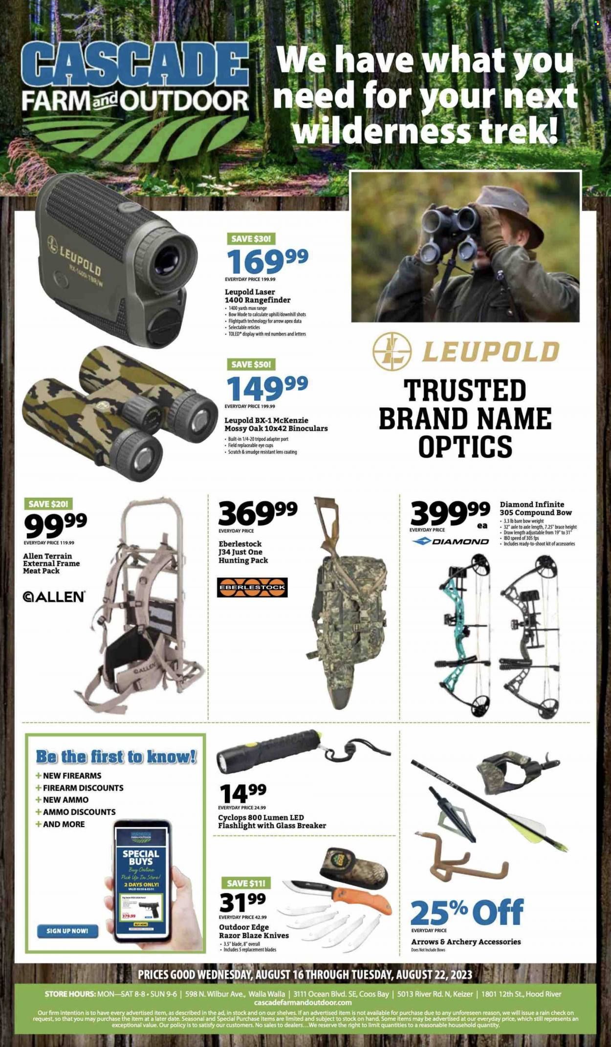 Cascade Farm And Outdoor (OR, WA) Weekly Ad Flyer Specials August 16 to August 22, 2023