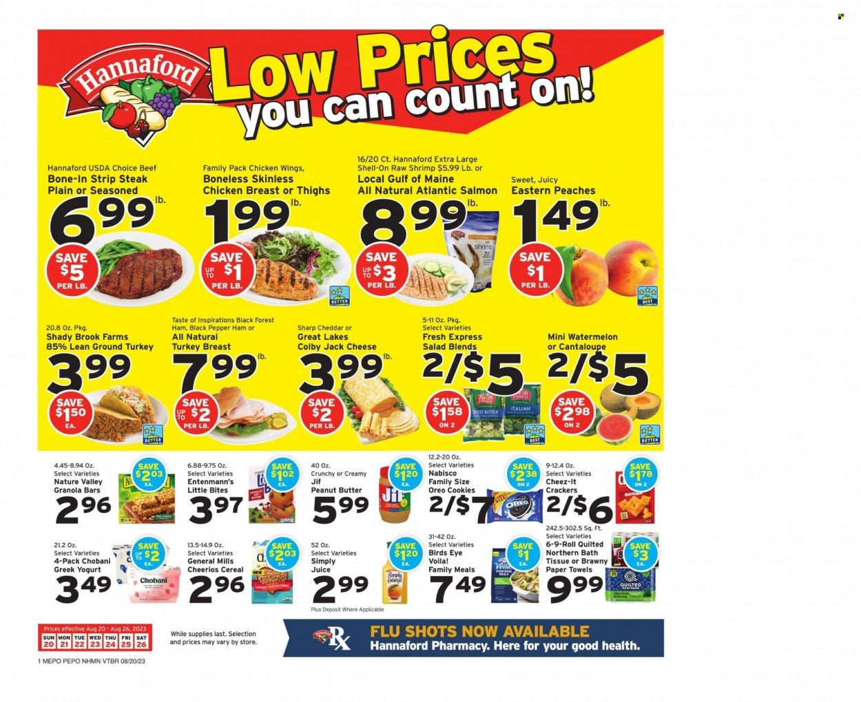 Hannaford (NH) Weekly Ad Flyer Specials August 20 to August 26, 2023