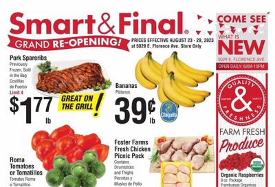 Smart & Final (CA) Weekly Ad Flyer Specials August 23 to August 29, 2023