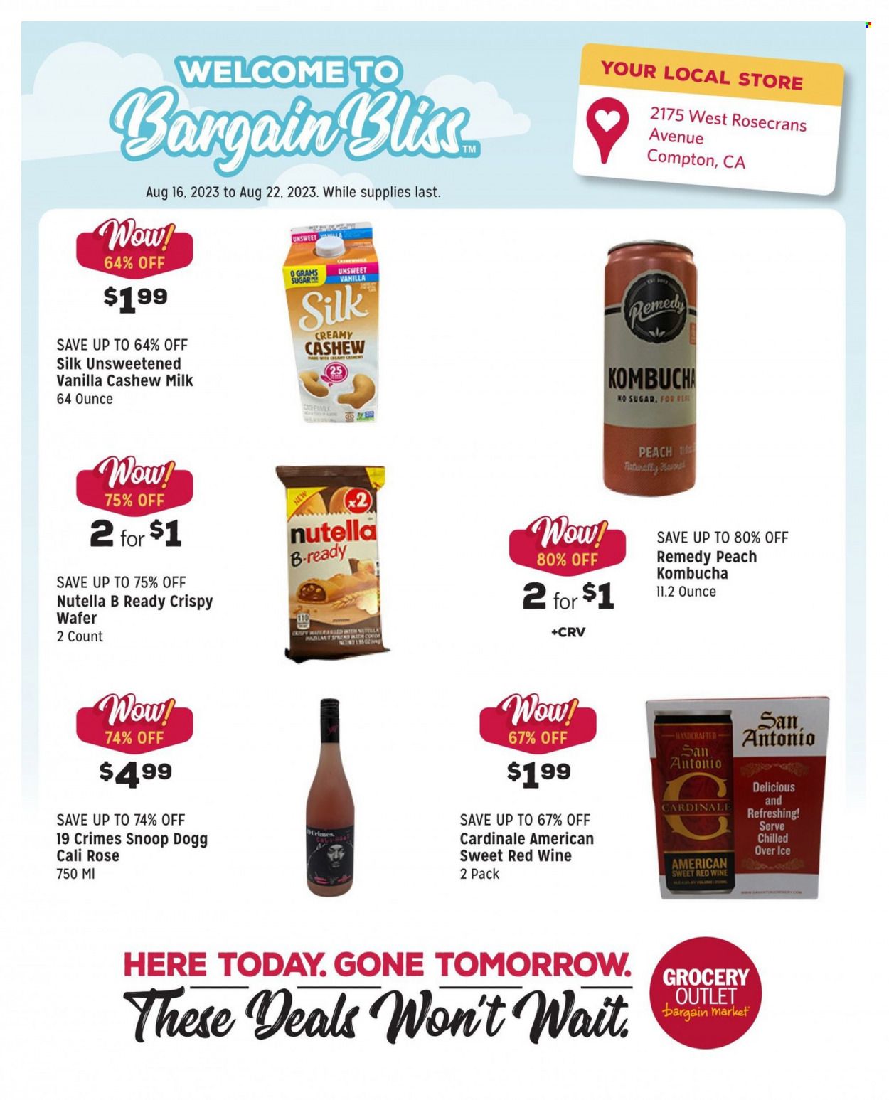 Grocery Outlet (CA, ID, OR, PA, WA) Weekly Ad Flyer Specials August 16 to August 29, 2023