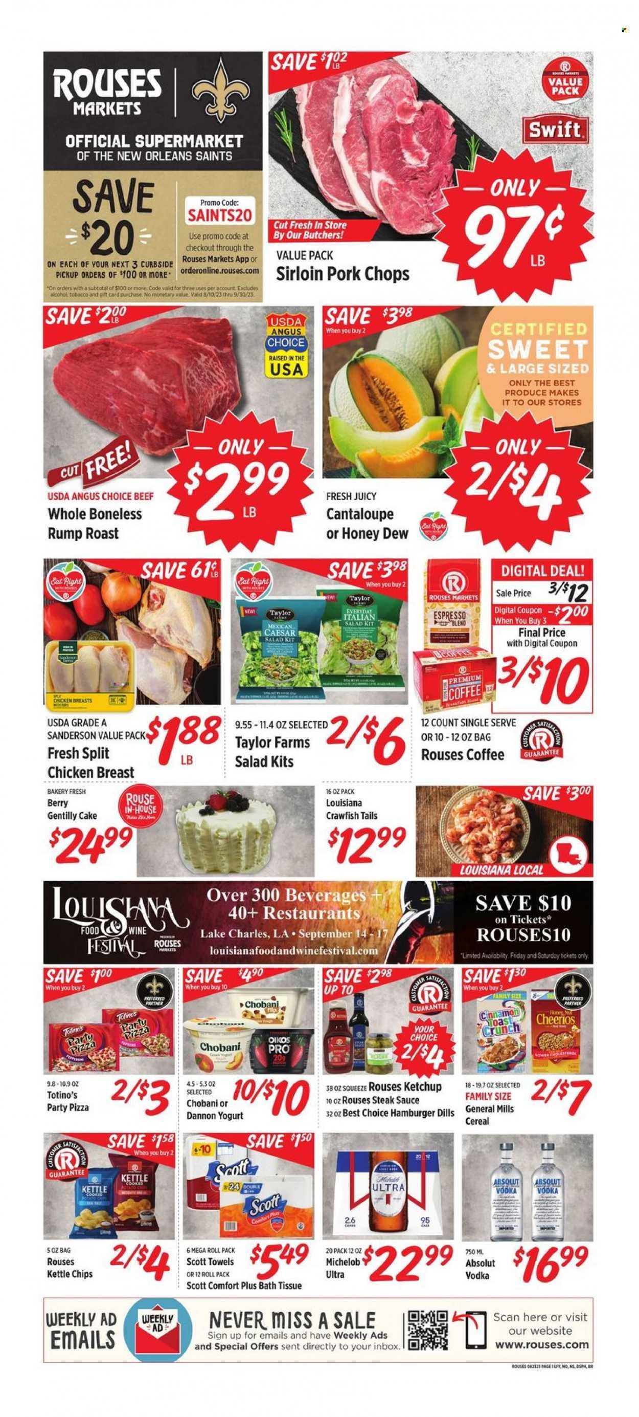 Rouses Markets (LA) Weekly Ad Flyer Specials August 23 to August 30, 2023