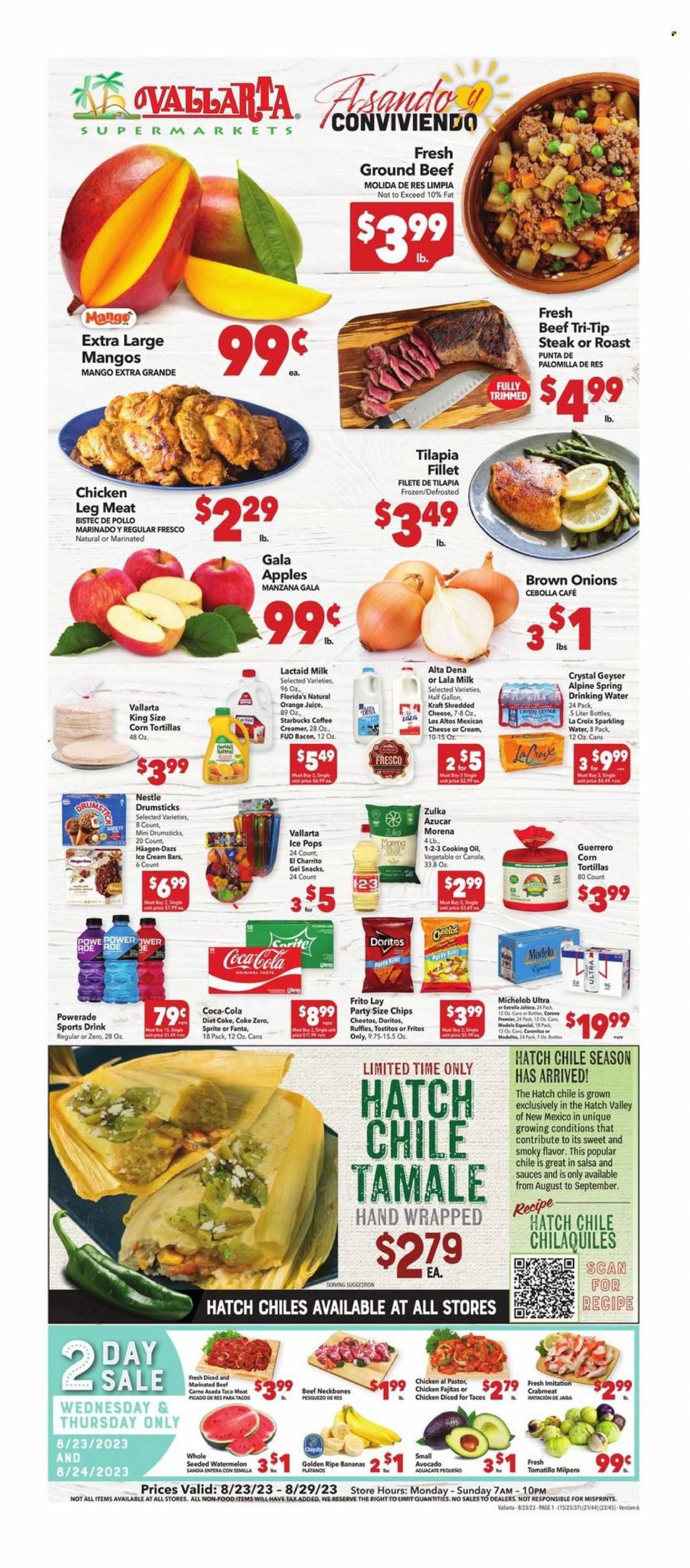 Vallarta (CA) Weekly Ad Flyer Specials August 23 to August 29, 2023