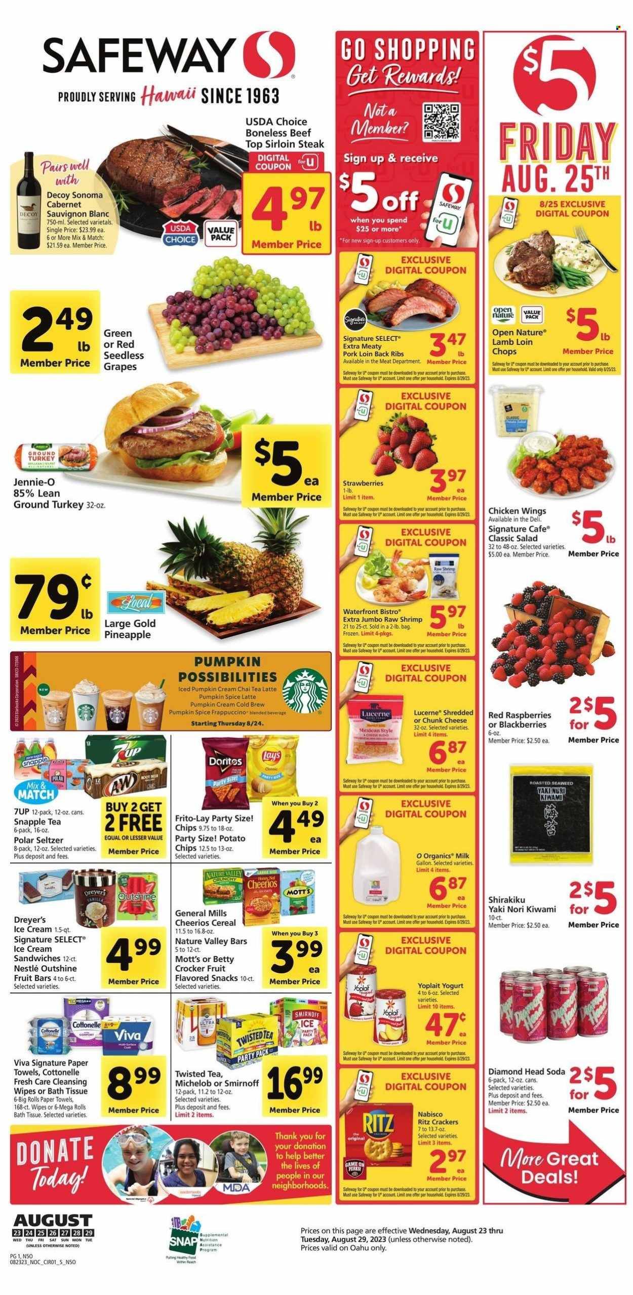 Safeway (HI) Weekly Ad Flyer Specials August 23 to August 29, 2023