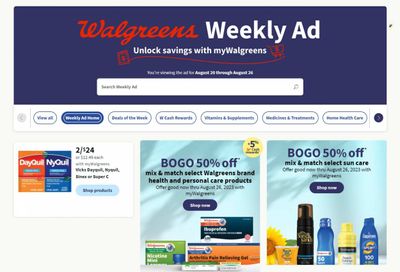 Walgreens Weekly Ad Flyer Specials August 20 to August 26, 2023