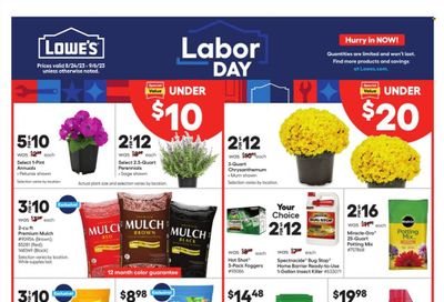 Lowe's Weekly Ad Flyer Specials August 24 to September 6, 2023