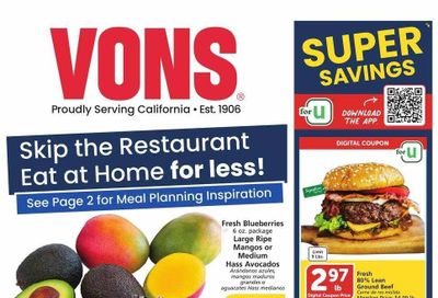 Vons (CA) Weekly Ad Flyer Specials August 23 to August 29, 2023
