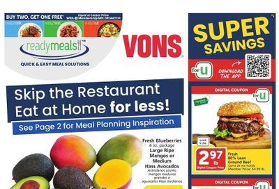Vons (CA) Weekly Ad Flyer Specials August 23 to August 29, 2023