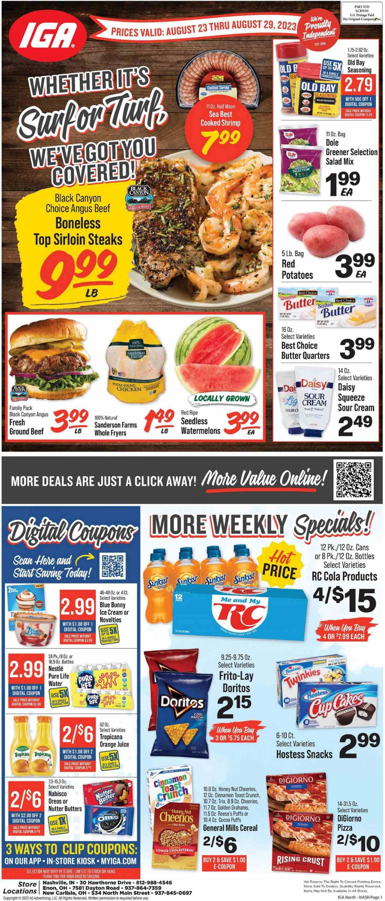 IGA (OH) Weekly Ad Flyer Specials August 23 to August 29, 2023
