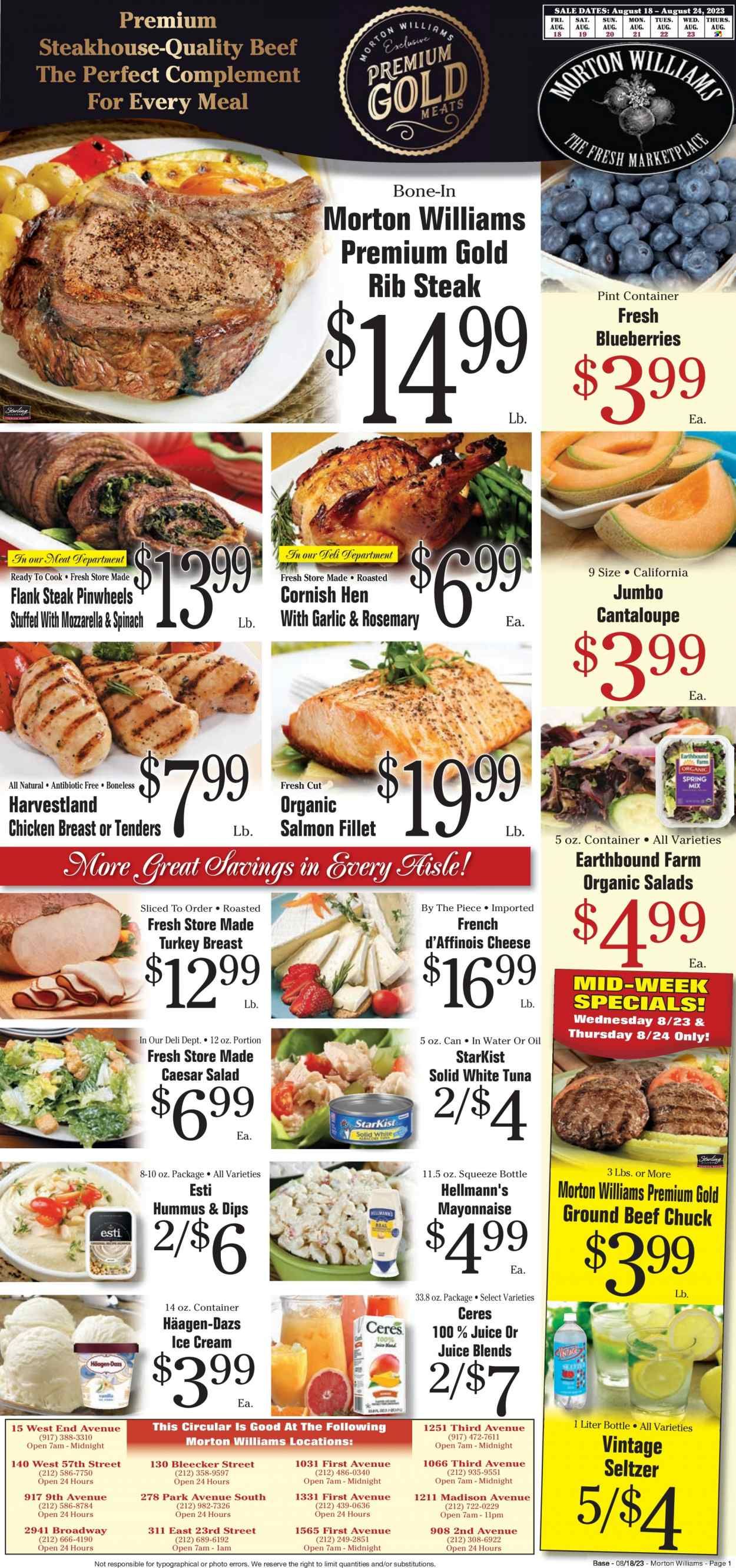 Morton Williams (NY) Weekly Ad Flyer Specials August 18 to August 24, 2023