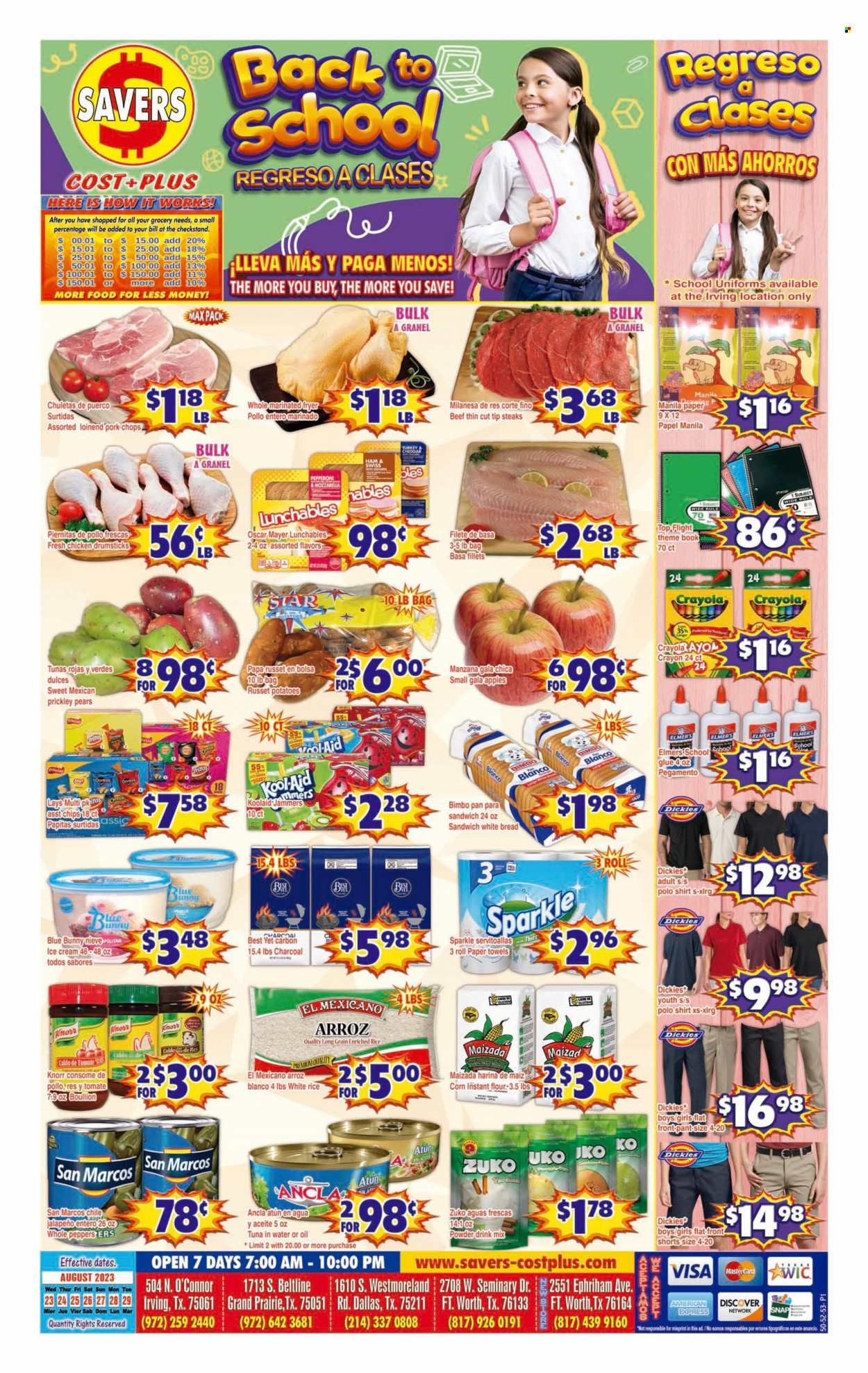 Savers Cost Plus (TX) Weekly Ad Flyer Specials August 23 to August 29, 2023
