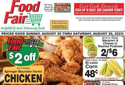 Food Fair Market (KY, OH, WV) Weekly Ad Flyer Specials August 20 to August 26, 2023