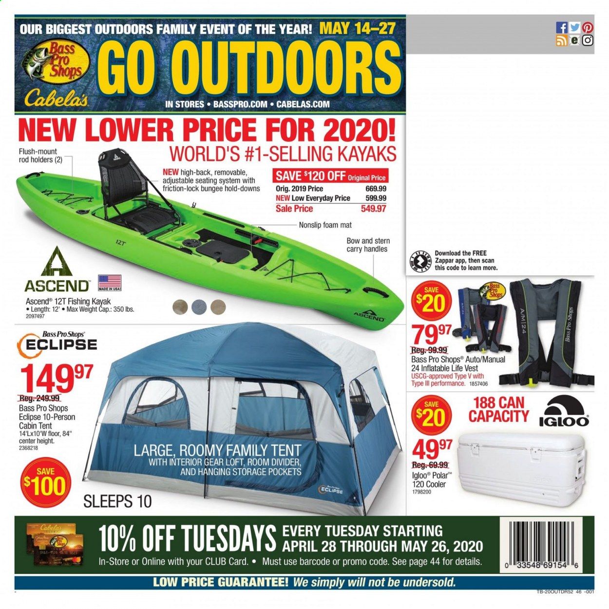 Cabela's Weekly Ad & Flyer May 14 to 27