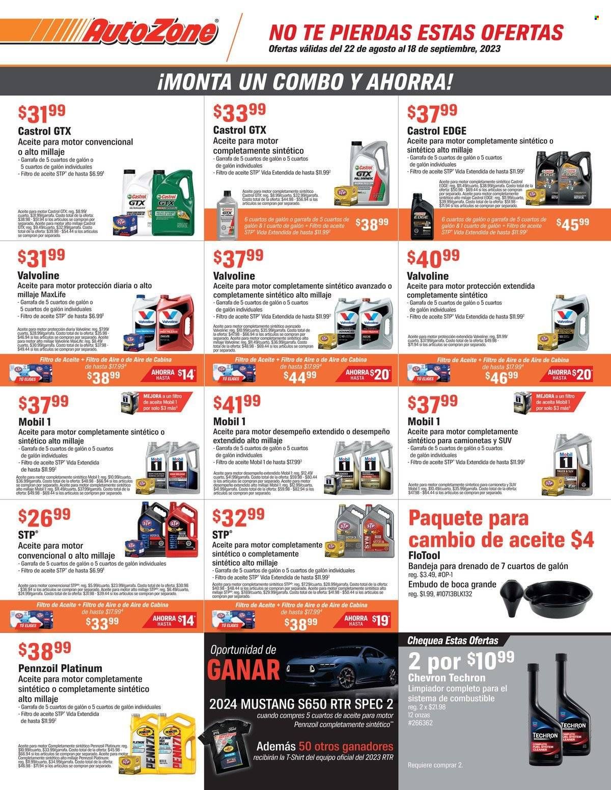 Autozone (PR) Weekly Ad Flyer Specials August 22 to September 18, 2023