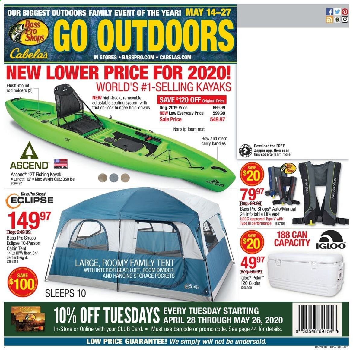 Bass Pro Shops Weekly Ad & Flyer May 14 to 27