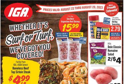 IGA (AL) Weekly Ad Flyer Specials August 23 to August 29, 2023