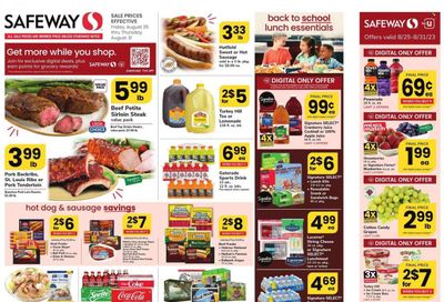 Safeway (VA) Weekly Ad Flyer Specials August 25 to August 31, 2023