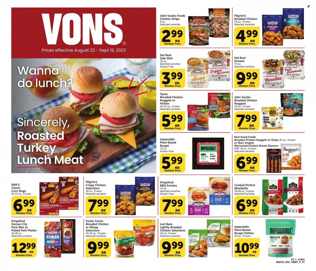 Vons (CA) Weekly Ad Flyer Specials August 23 to September 19, 2023