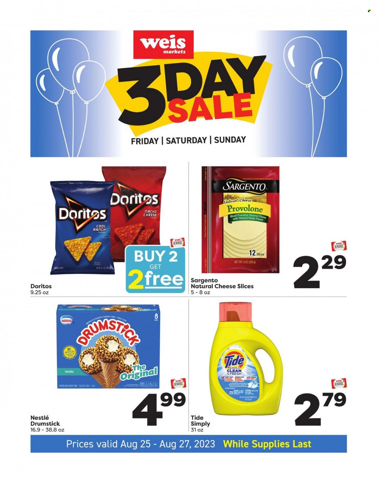 Weis (MD, NY, PA) Weekly Ad Flyer Specials August 25 to August 27, 2023