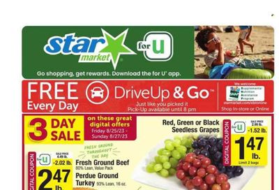 Star Market Weekly Ad Flyer Specials August 25 to August 31, 2023