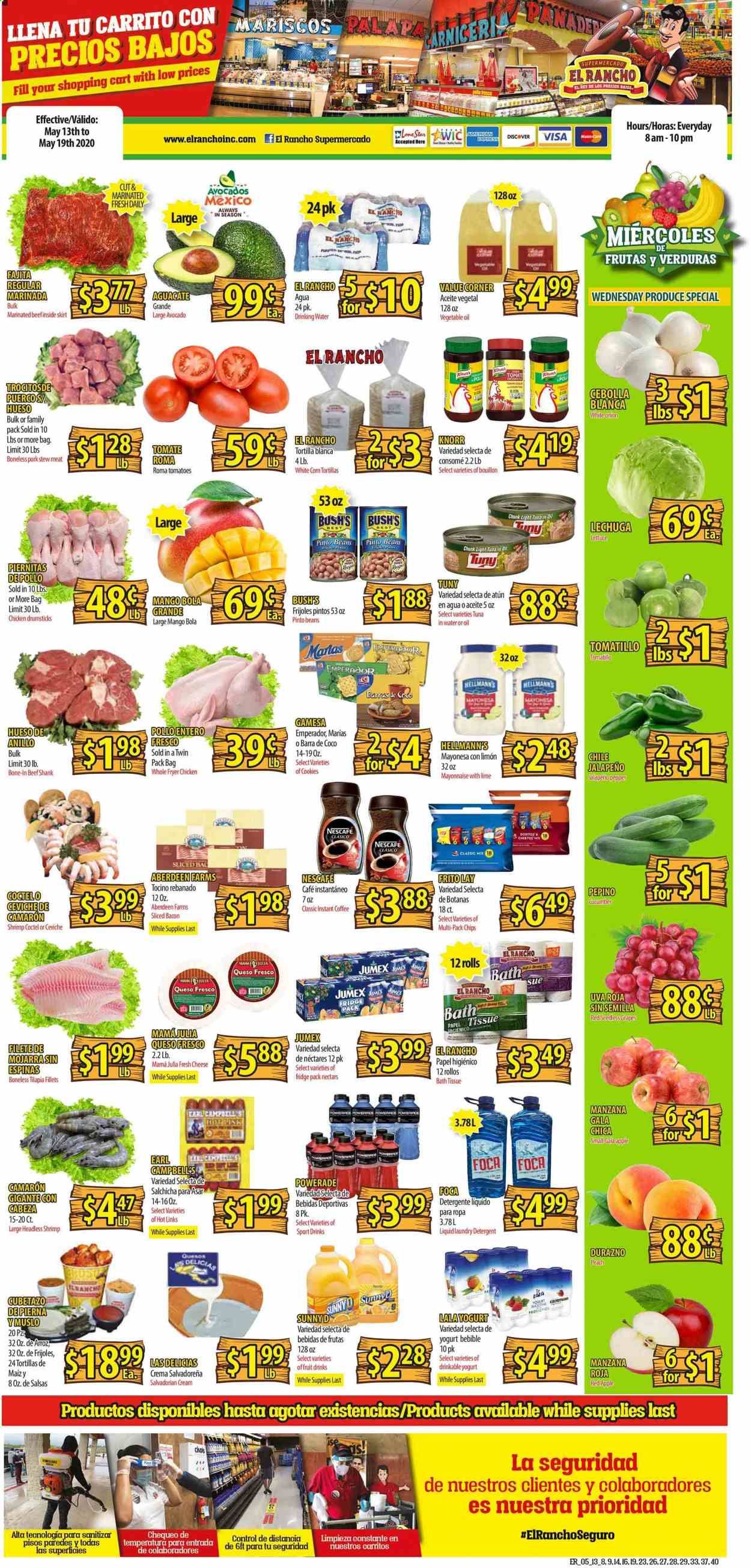 El Rancho Weekly Ad & Flyer May 13 to 19