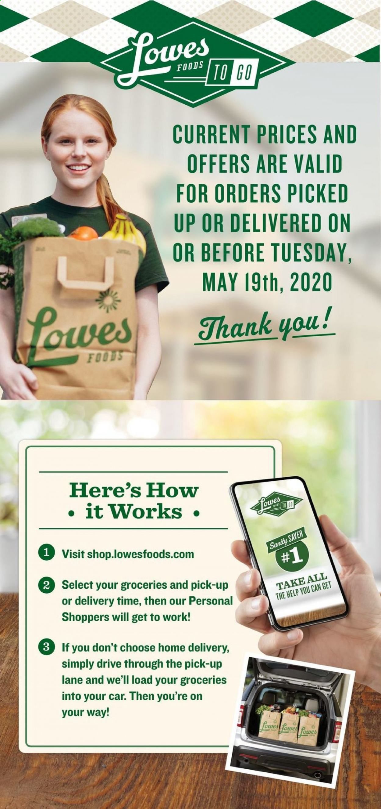 Lowes Foods Weekly Ad & Flyer May 13 to 19