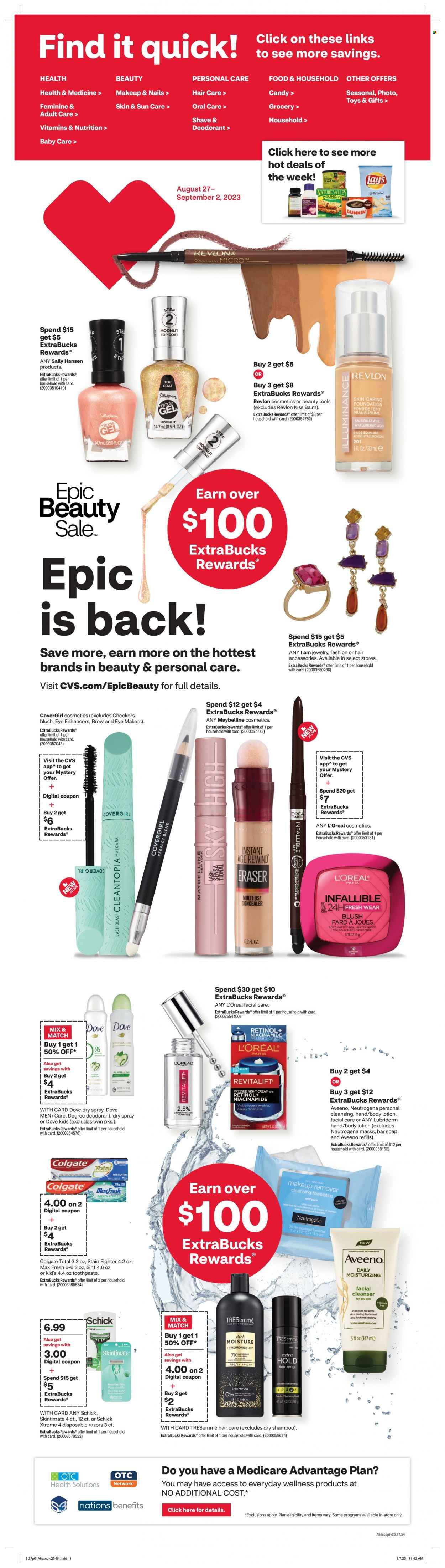 CVS Pharmacy Weekly Ad Flyer Specials August 27 to September 2, 2023