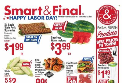 Smart & Final (CA) Weekly Ad Flyer Specials August 30 to September 5, 2023