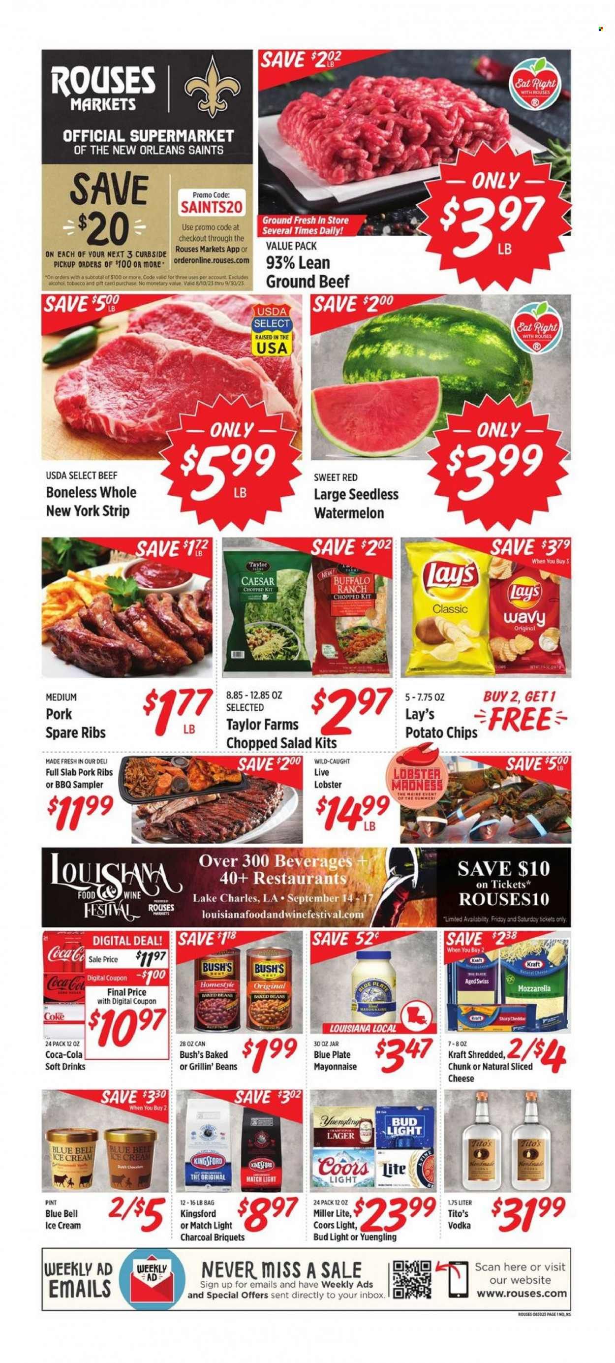Rouses Markets (LA) Weekly Ad Flyer Specials August 30 to September 6, 2023