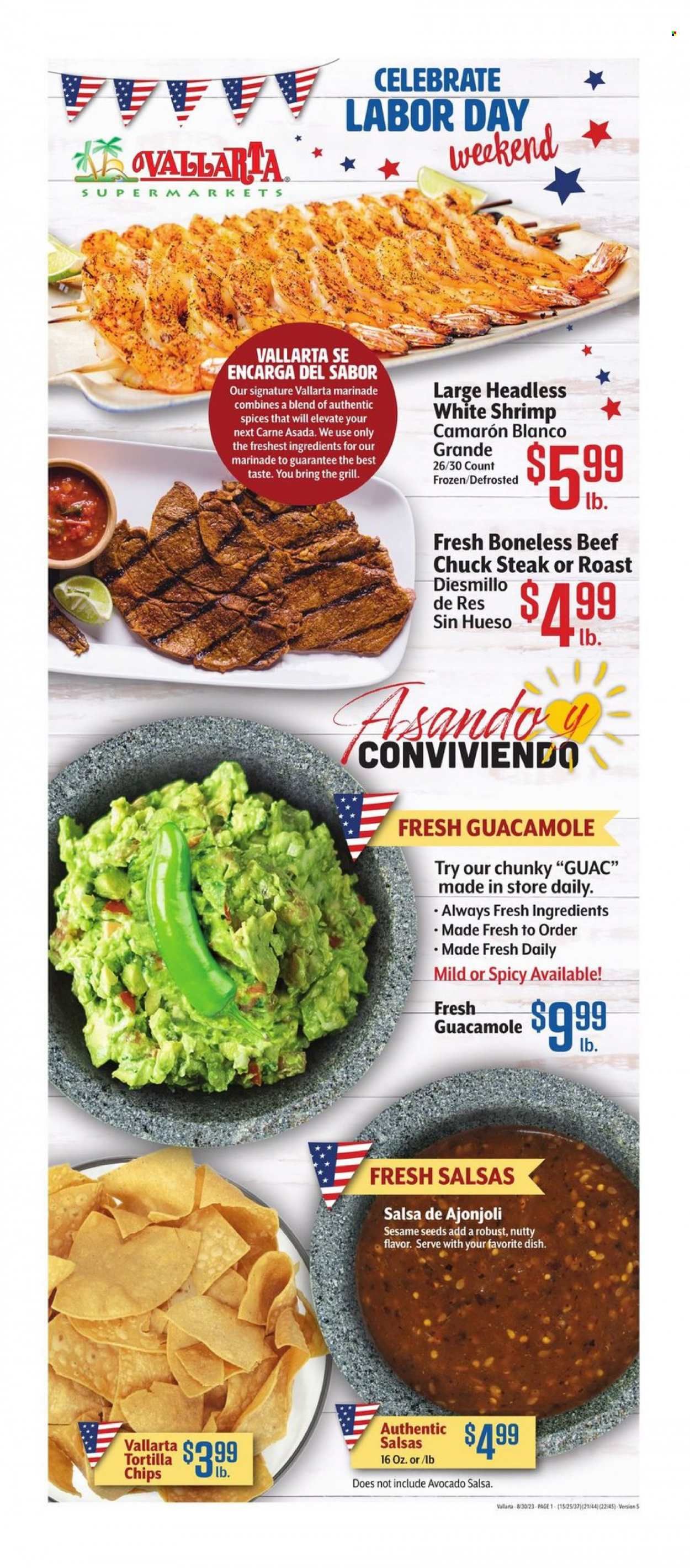 Vallarta (CA) Weekly Ad Flyer Specials August 30 to September 5, 2023