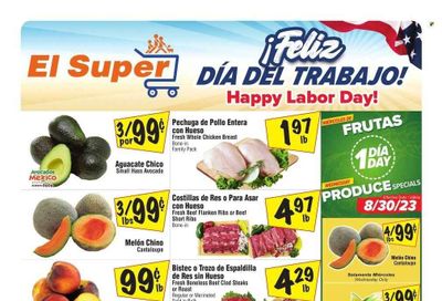 El Super (CA) Weekly Ad Flyer Specials August 30 to September 5, 2023