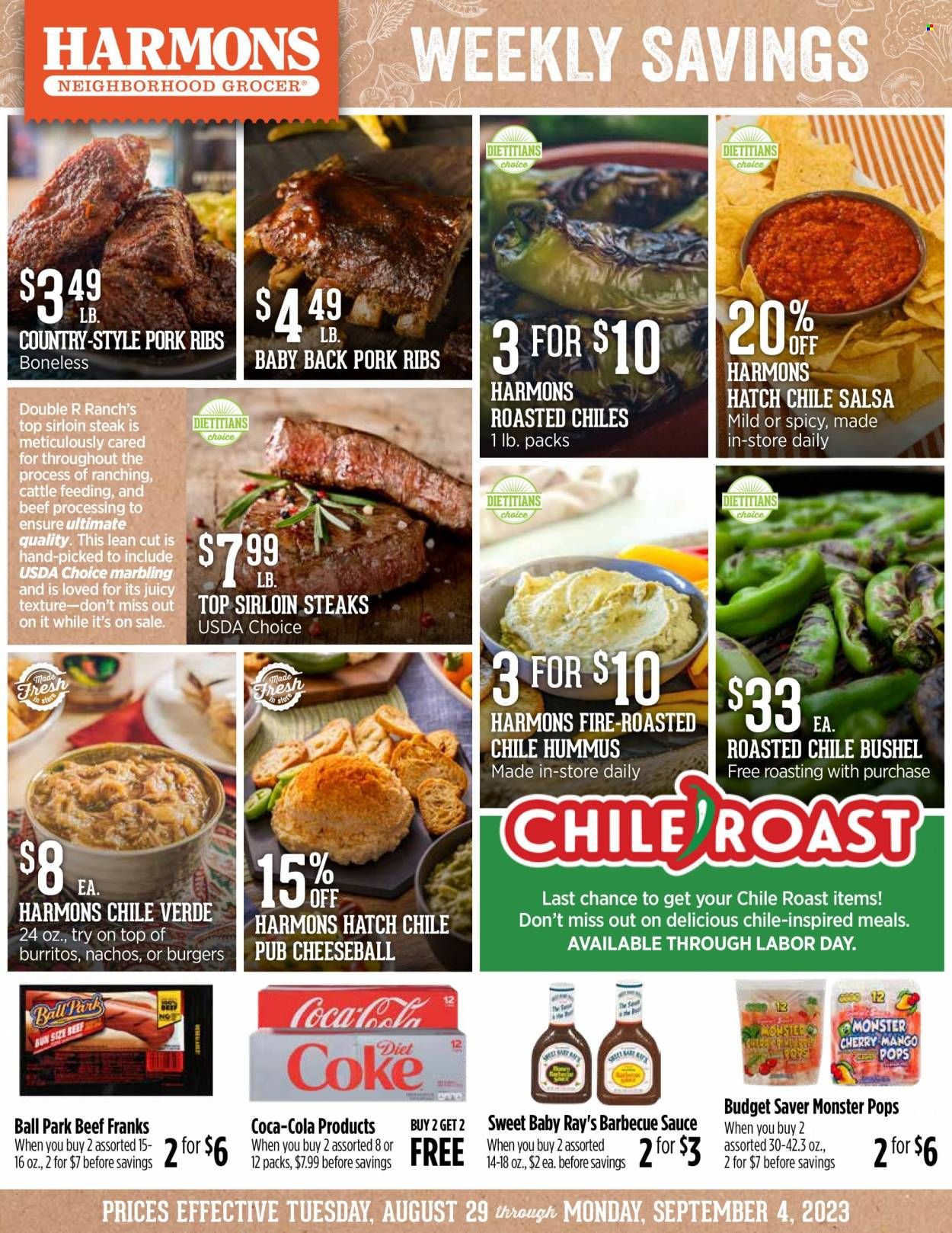 Harmons (UT) Weekly Ad Flyer Specials August 29 to September 4, 2023